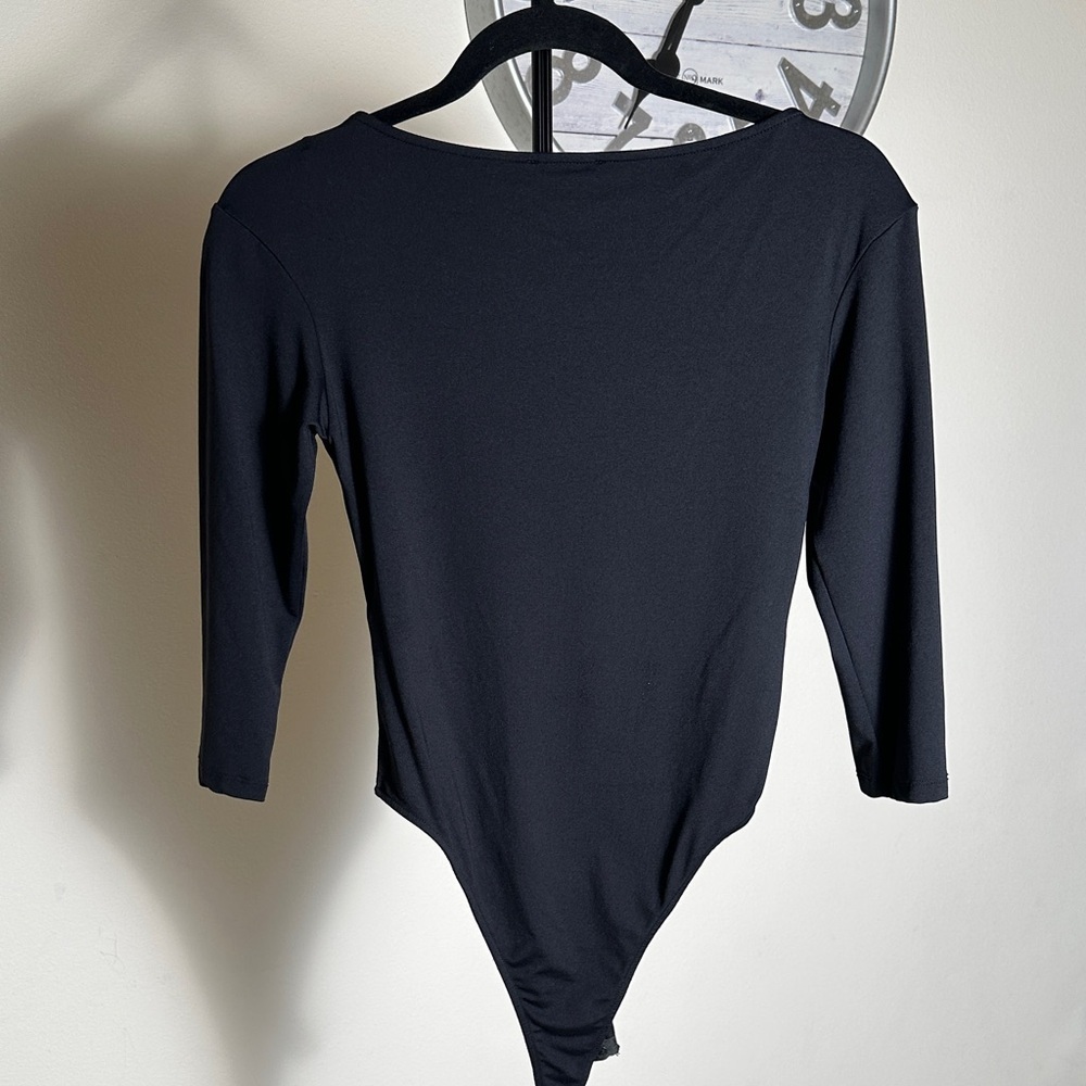 Zara Elegant Black Bodysuit - Picture 2 of 4